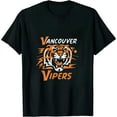 thumbnail image 1 of ONETECH Vancouver Vipers Baseball Retro Minor League Baseball Team T-Shirt, 1 of 3