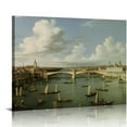 thumbnail image 1 of ONETECH View of the Thames from the South Canvas Wall Art 20\x16\, 1 of 4
