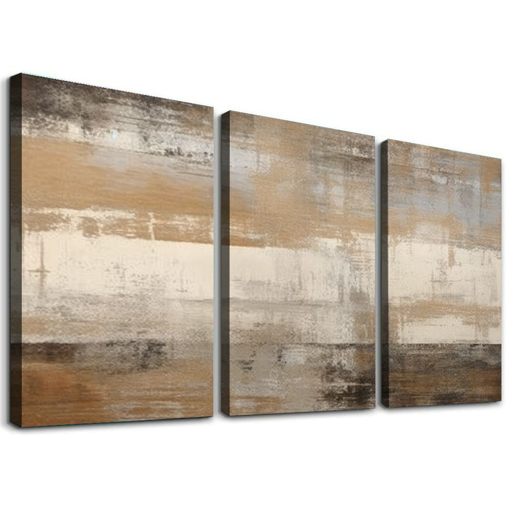 Vintage Abstract Wall Art Retro Large Canvas Picture Abstract