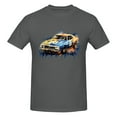 thumbnail image 1 of ONETECH Vintage Racing Mens Graphic T Shirt 100% Cotton Round Neck Tee Deep Heather, 1 of 8