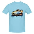 thumbnail image 1 of ONETECH Vintage Racing Mens Graphic T Shirt 100% Cotton Round Neck Tee Sky Blue, 1 of 8