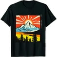 thumbnail image 1 of ONETECH Washington Artistic Nature & Mountains State Vintage Graphic T-Shirt, 1 of 3