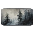 thumbnail image 1 of ONETECH Watercolor Pine Forest Front Door Mat Outdoor Entrance Square Floor Mat Indoor Outdoor for Home Entrance Outside Entry 19.68*39.37 in, 1 of 6