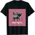 thumbnail image 1 of ONETECH When Pigs Fly Art T Shirt, 1 of 3