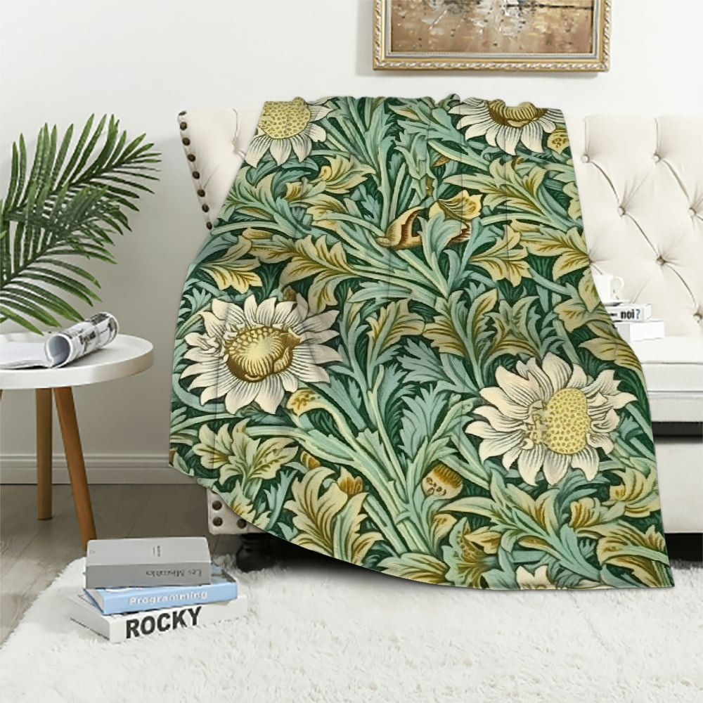 ONETECH William Morris Tulip and Willow Bay Blanket - Arts & Crafts ...