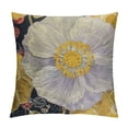 thumbnail image 1 of ONETECH Yellow Lotus Leaves Cushion Cover Throw Pillow Covers for Sofa Home Decor Pillowslip Friends Gift  Pillowcase, 1 of 5