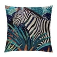 thumbnail image 1 of ONETECH Zebra Jungle Decorative Throw Pillow Cover Luxury Accent Neutral Textured Art Animal Rainforest Cushion Pillow Case Living Room Couch Bed Sofa, 1 of 5