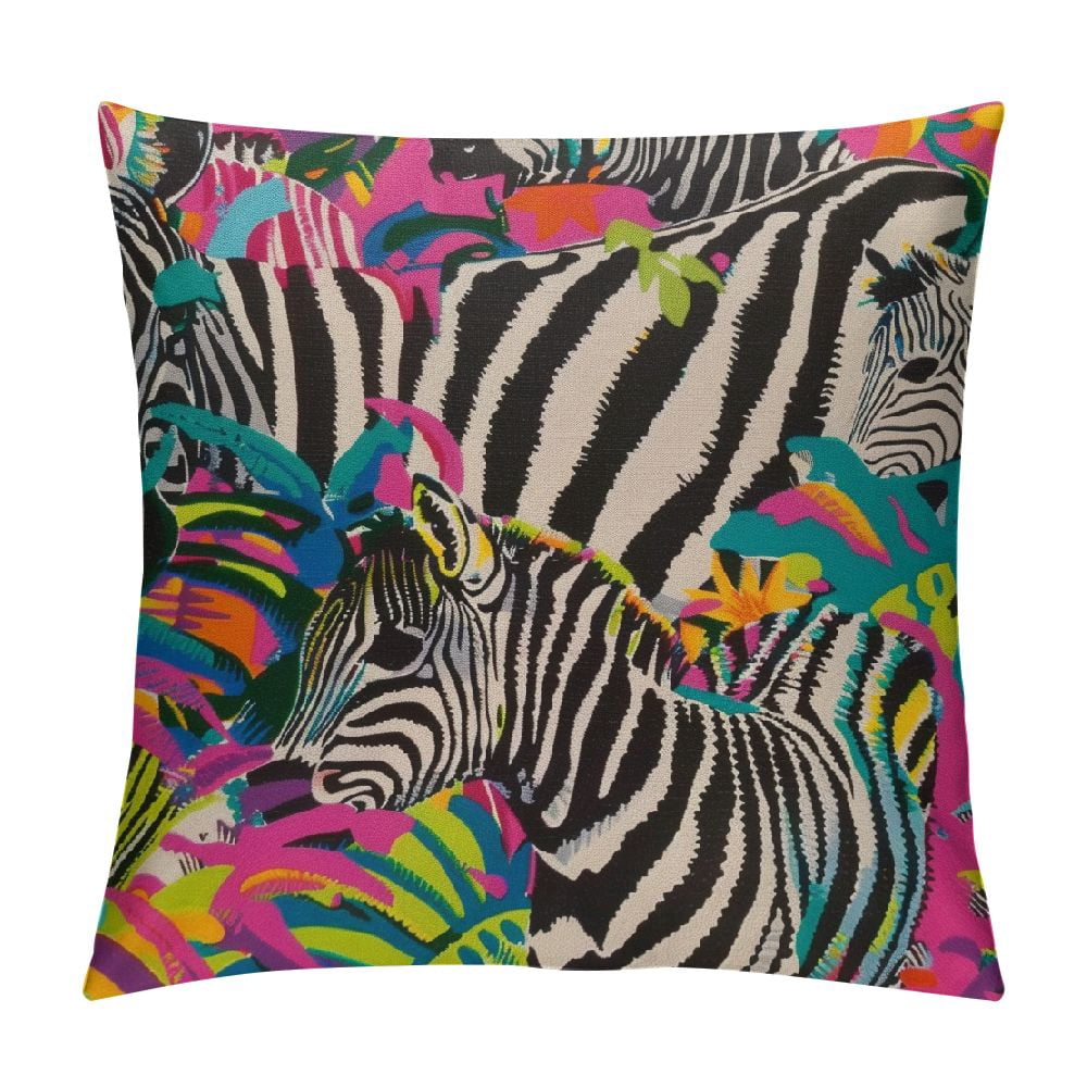 ONETECH Zebra Pillow Home Decorative Throw Pillow Cover Case Zebra ...