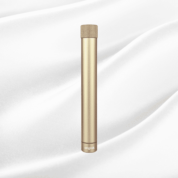 ONGROK Gold Aluminum Storage Tube Airtight 180ml Container