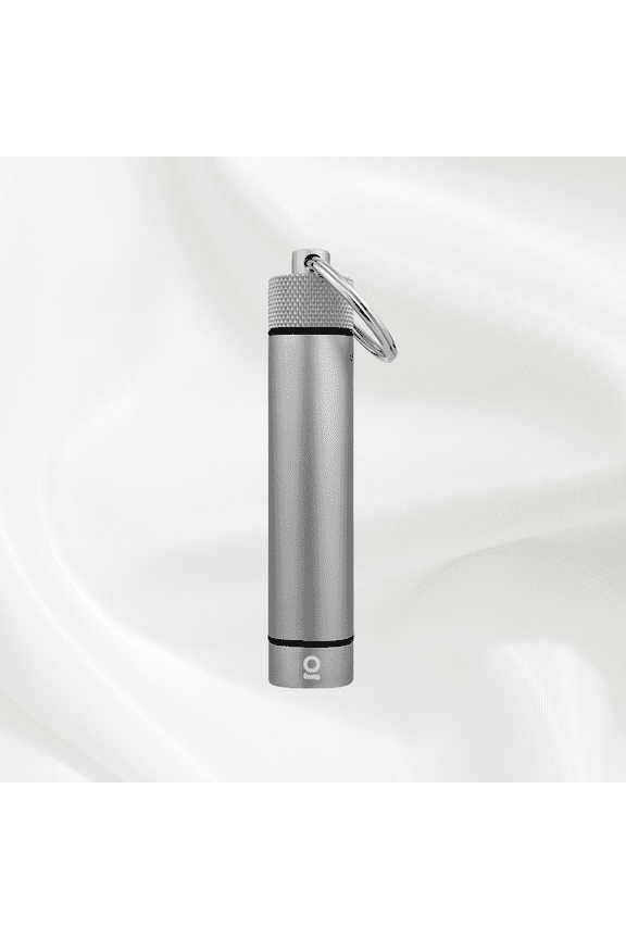 Gun Metal Storage Keychain Airtight Pocket Container