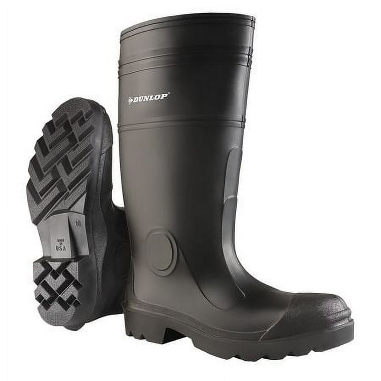 ONGUARD 878011033 Knee Boots, Men, 10, Steel Toe, Blk, 1PR