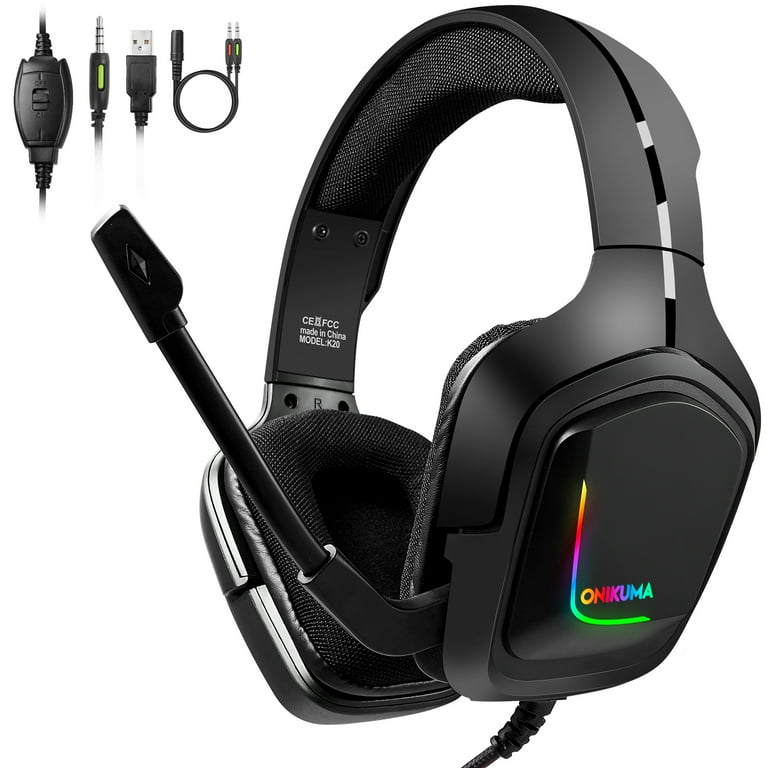 ONIKUMA Gaming Headset for Xbox One, PS4, PC, Gaming ONIKUMA Gaming Headset for Xbox One, PS4, PC, Gaming