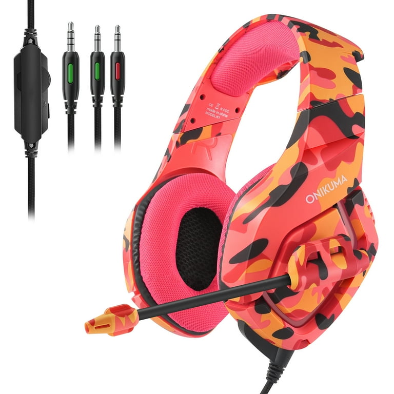 Onikuma k1 stereo bass surround gaming headset for ps4 new xbox one pc with mic hotsell
