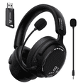 thumbnail image 1 of ONIKUMA Wireless Gaming Headset, 2.4G Bluetooth 5.4 Tri-Mode Gaming Headphones with Mic, Low Latency, 50mm Drivers, 60H Battery, PS5 PS4 PC Xbox Switch, 1 of 8