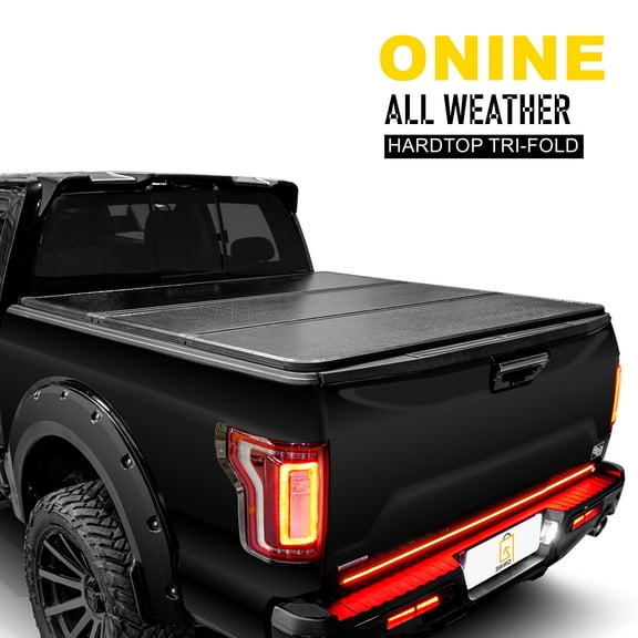 ONINE AWH Hard Tri-Fold Truck Bed Tonneau Cover Custom Fit 2019-2023 Chevy Silverado/GMC Sierra 1500 5.8ft Bed(69"), Fleetside, All Weather, Not for CarbonPro Bed