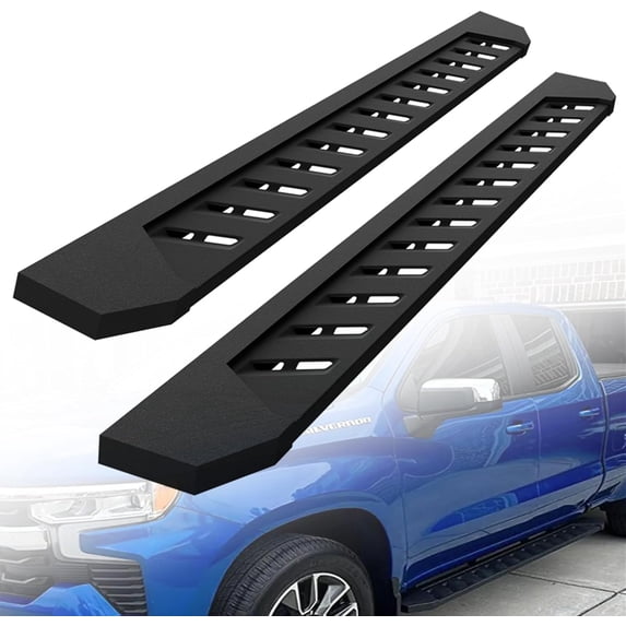 ONINE Clutch Running Boards Custom Fit 2020-2024 Jeep Gladiator JT 4 Doors Side Steps Nerf Bars, 7 Inch Wide Texture Black