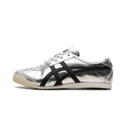 ONITSUKA TIGER MENS Mexico 66 "Pure Silver / Black" 1183B566 020 from Stadium Goods