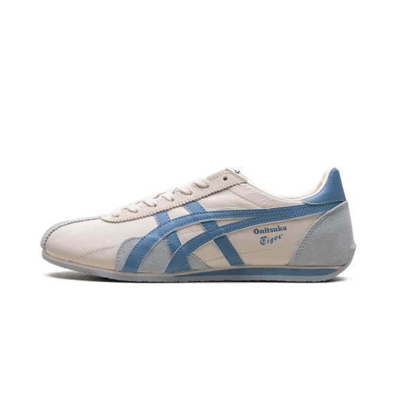 ONITSUKA TIGER MENS Runspark "Cream Light Blue" 1183B480 250 from Stadium Goods