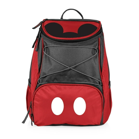ONIVA Disney Mickey Mouse - PTX Backpack Cooler, Red with Gray Accents