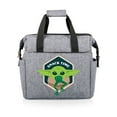 thumbnail image 1 of Mandalorian - Grogu Snack Time - On The Go Lunch Bag Cooler, (Heathered Gray), 1 of 3