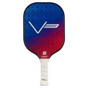 ONIX V3 Fiberglass Pickleball Paddle, Polypropylene Core, For All Ages and Skill Levels, 8 oz, Blue/Red