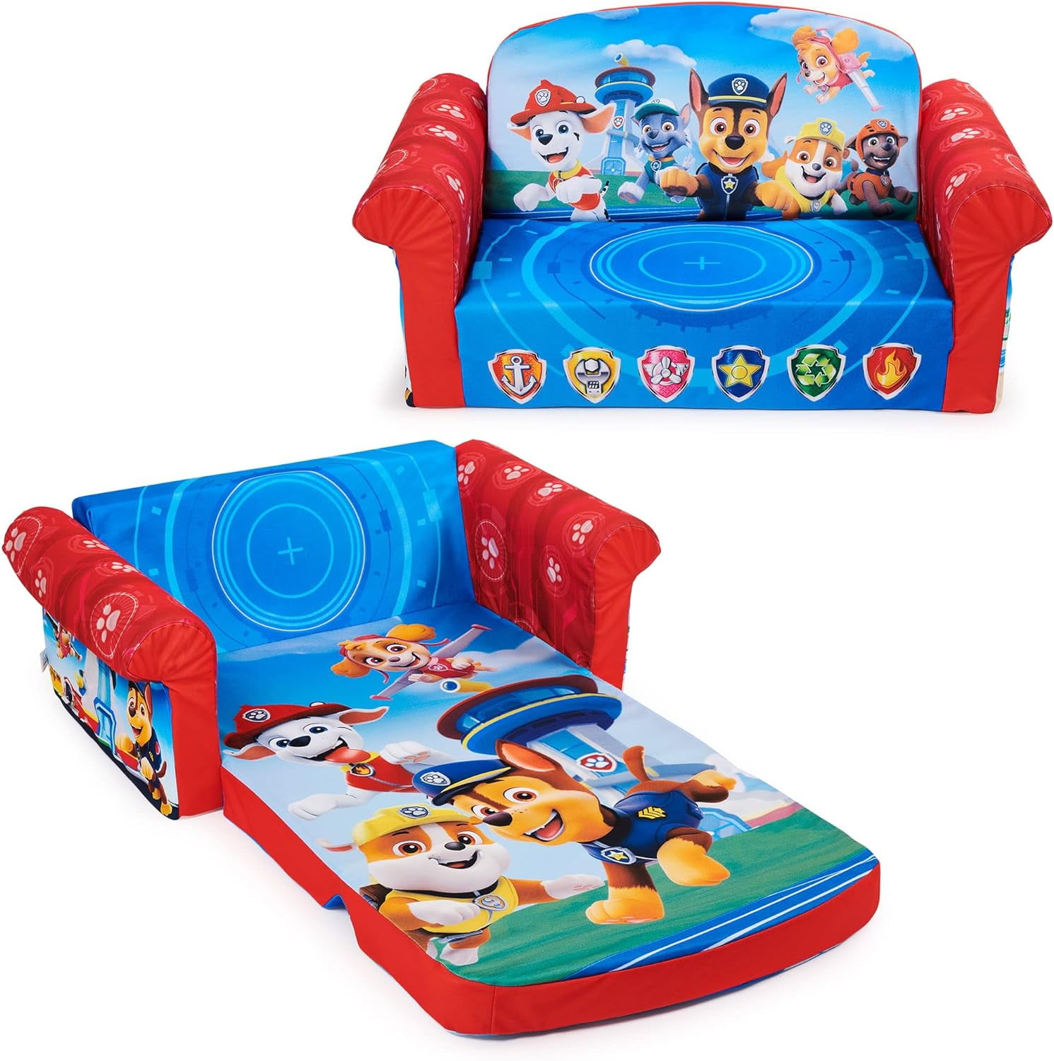 ONKER 2in1 Flip Open Foam Couch Bed Sleeper Sofa Kid's Furniture for