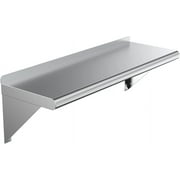 ONKER 30" Long X 10" Deep Stainless Steel Wall Shelf | NSF Certified | Appliance & Equipment Metal Shelving | Kitchen, Restaurant, Garage, Laundry, Utility Room