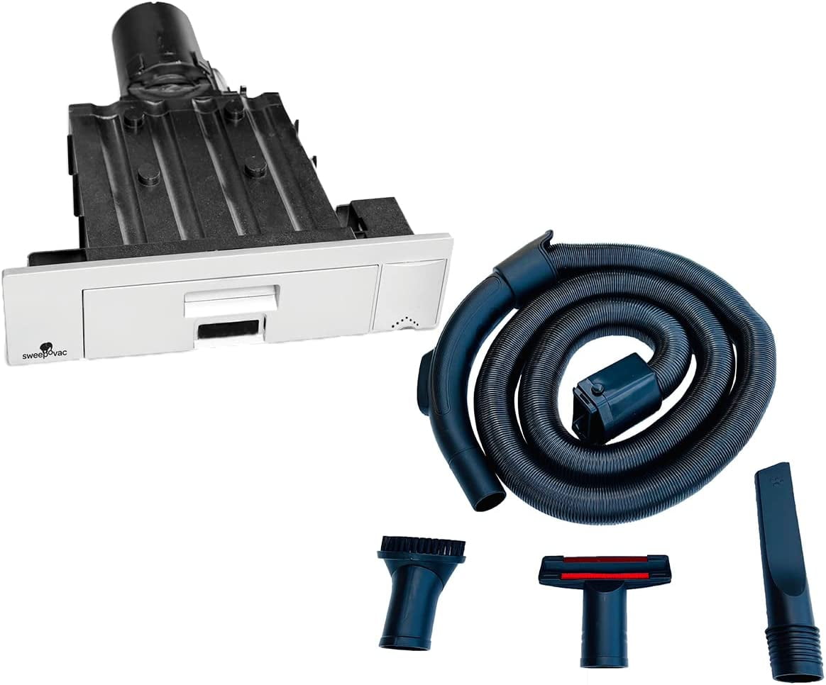 ONKER 9800260 Sweepovac Built in Kitchen Vacuum Plus Hose and 2