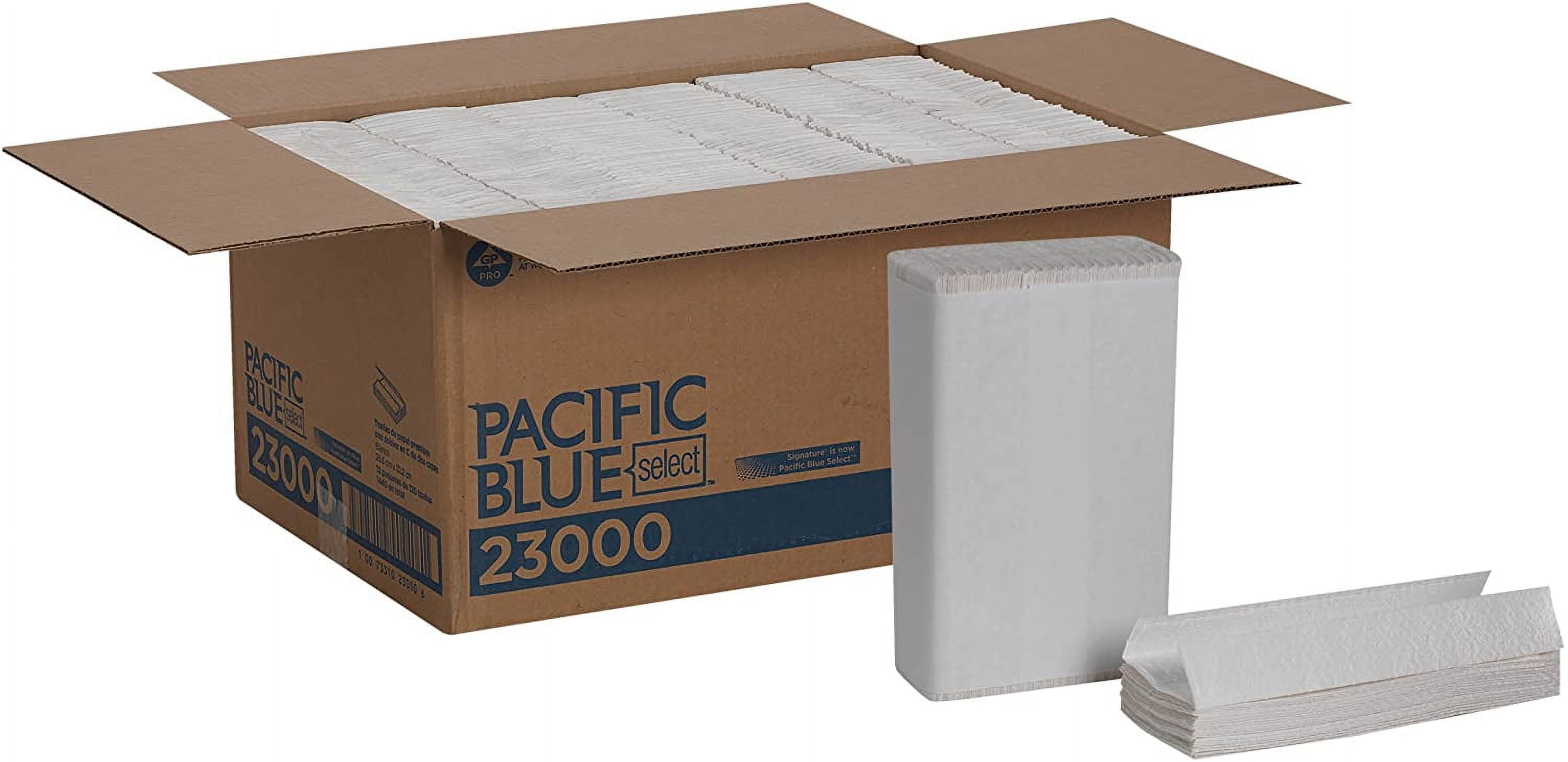 ONKER Blue Select Premium 2-Ply C-Fold Paper Towels by PRO , White, 23000, 120 Towels Per Pack, 12 Packs Per Case