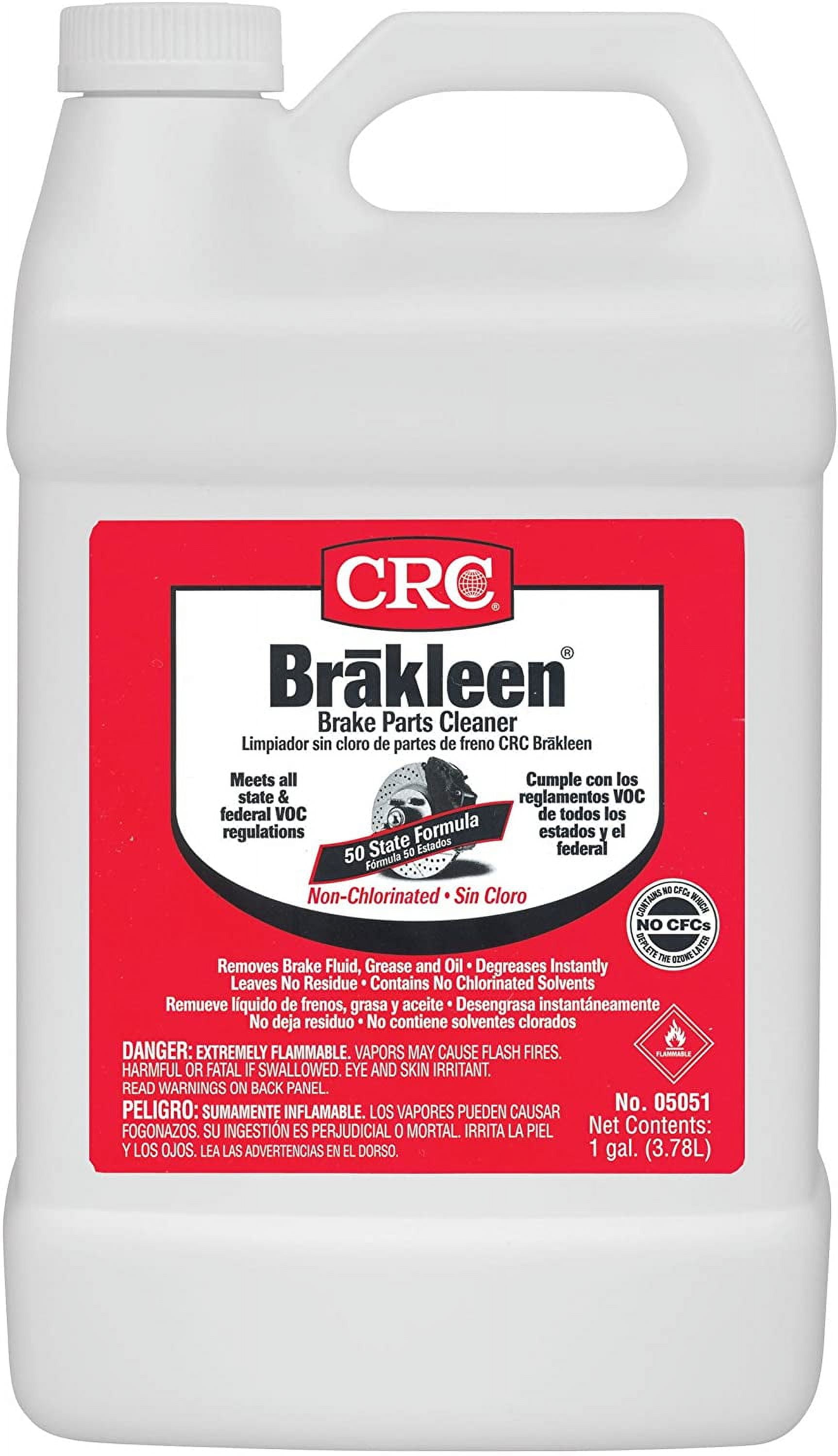 ONKER Brakleen Non-Chlorinated Brake Parts Cleaner - 50 State Formula, 1 Gal, 05051
