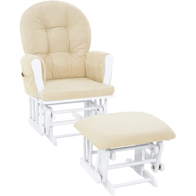 ONKER Brisbane Nursery Glider&Ottoman Sets,Glider Recliner Nursery