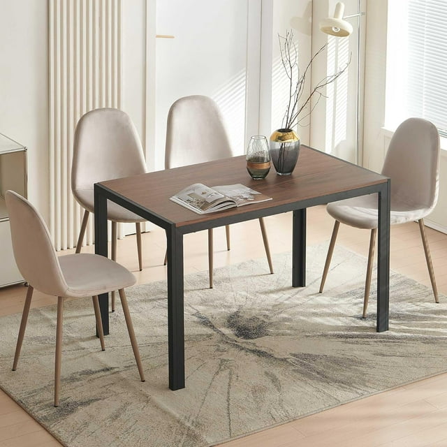 ONKER Dining Table Set Rectangle Dining Room Table Set for Small Spaces ...