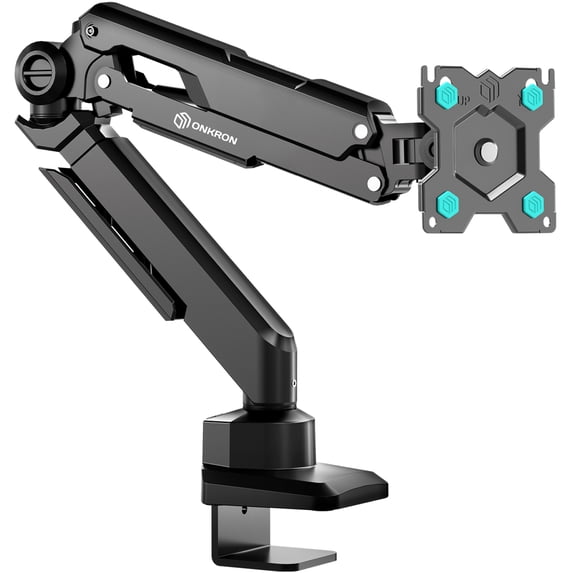 ONKRON Monitor Mount for 13”-34” Monitors, LCD up to 22 lbs, Gaming Gas Spring Arm, max VESA 100x100