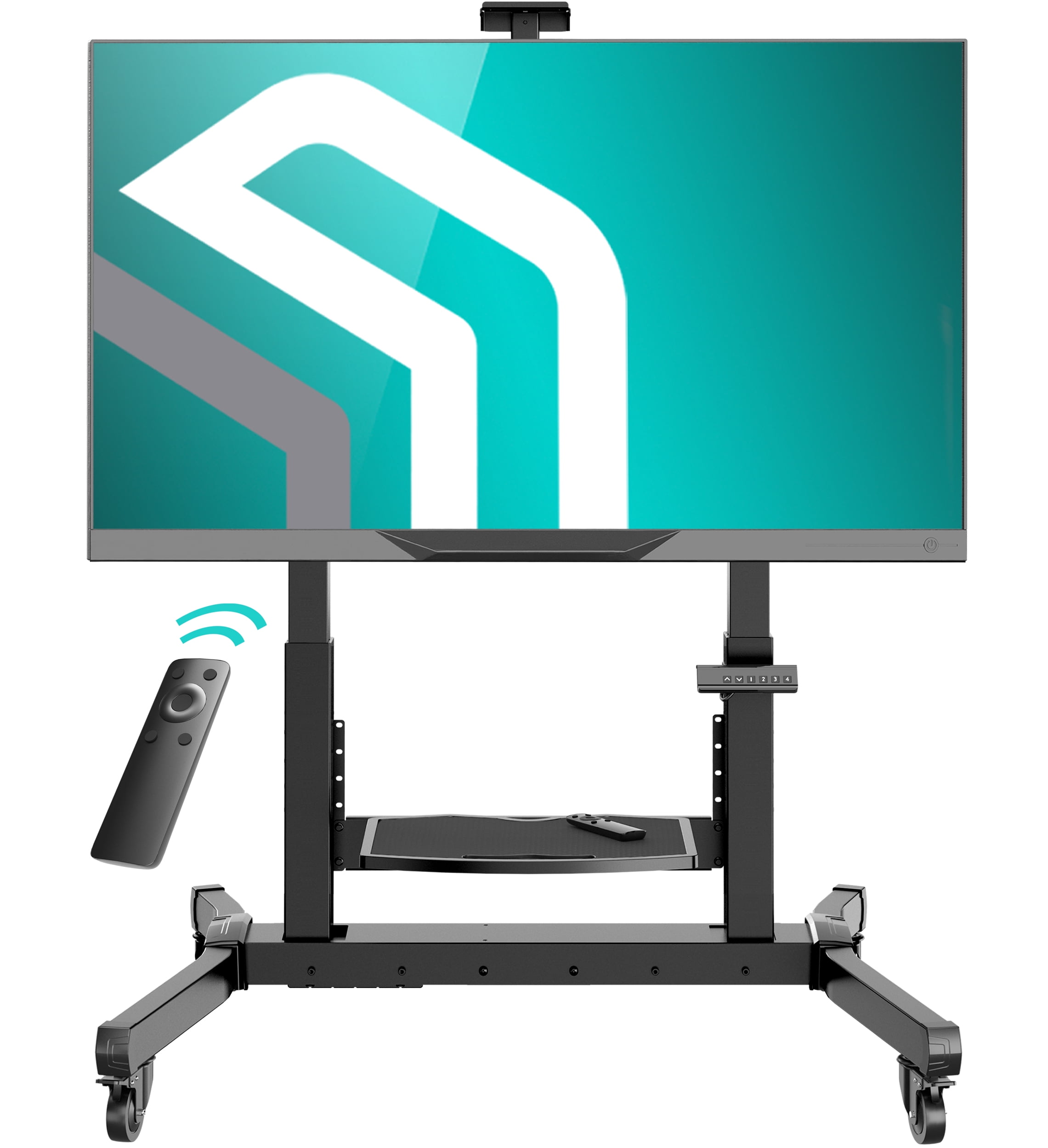 ONKRON Motorized TV Stand with Wheels Mobile TV Stand for 50100 Inch