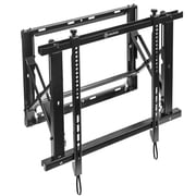 ONKRON Pop Out Video Wall Mount Solution for 40-70-inch Screens up to 100 lbs, TV Menu Board Mount TV Wall Mount Monitor Wall Mount TV Video Wall System PRO7M, Black