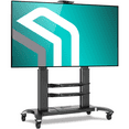 ONKRON Portable TV Stand with Wheels for 60100 Inch Flat/Curved TVs Up to 300 Lbs Adjustable