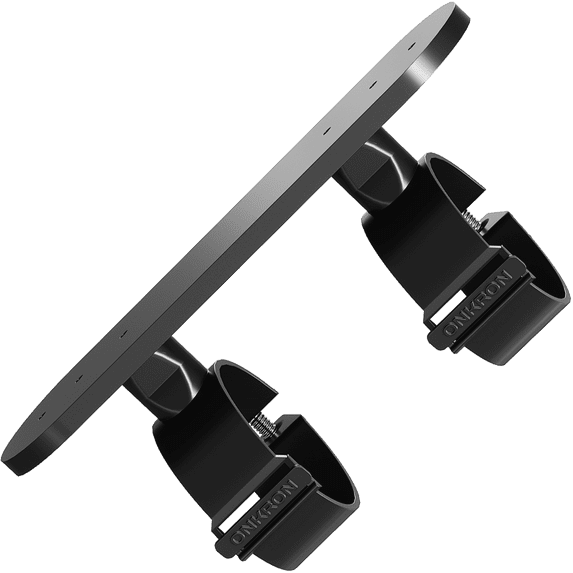 ONKRON Power Strip Surge Protector Mounting Bracket for TS1881 TV Stand Column Diameter 50 mm (APS1881) Black
