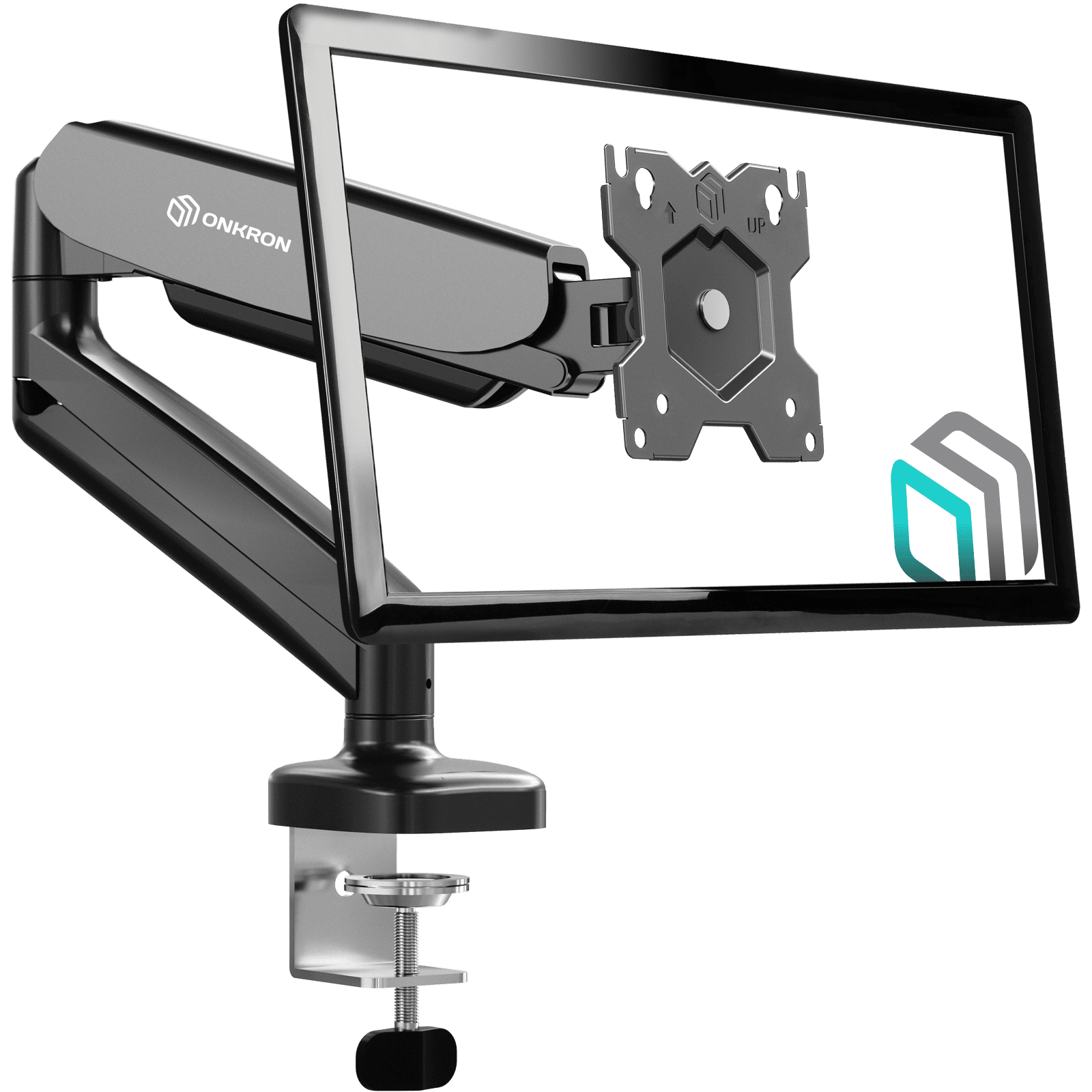ONKRON Single Monitor Desk Mount For 13 32 Inch Flat Curved Screens onkron-single-monitor-desk-mount-for-13-32-inch-flat-curved-screens