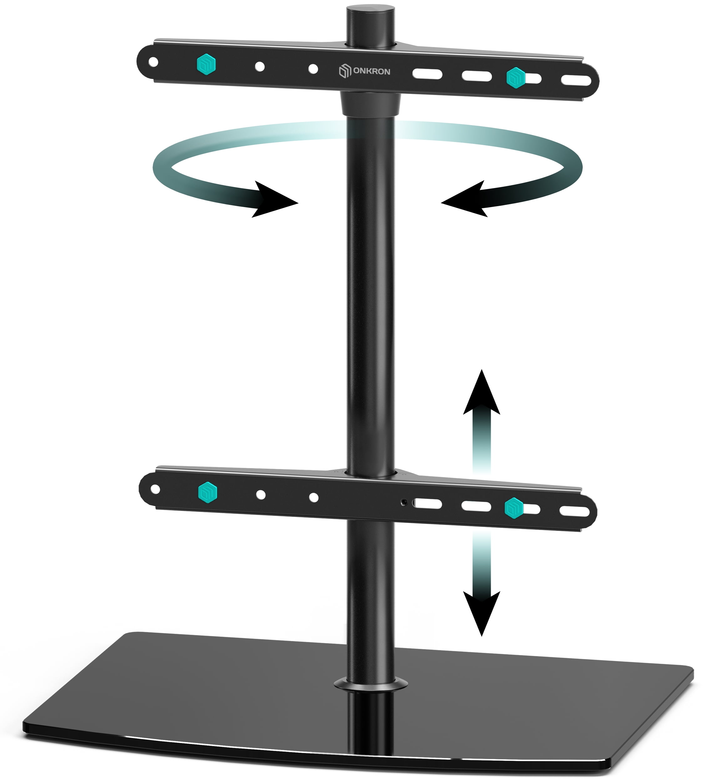 ONKRON TV Stand Table Top Swivel TV Stand for 3275 Inch LED LCD Flat or Curved Screen TVs up