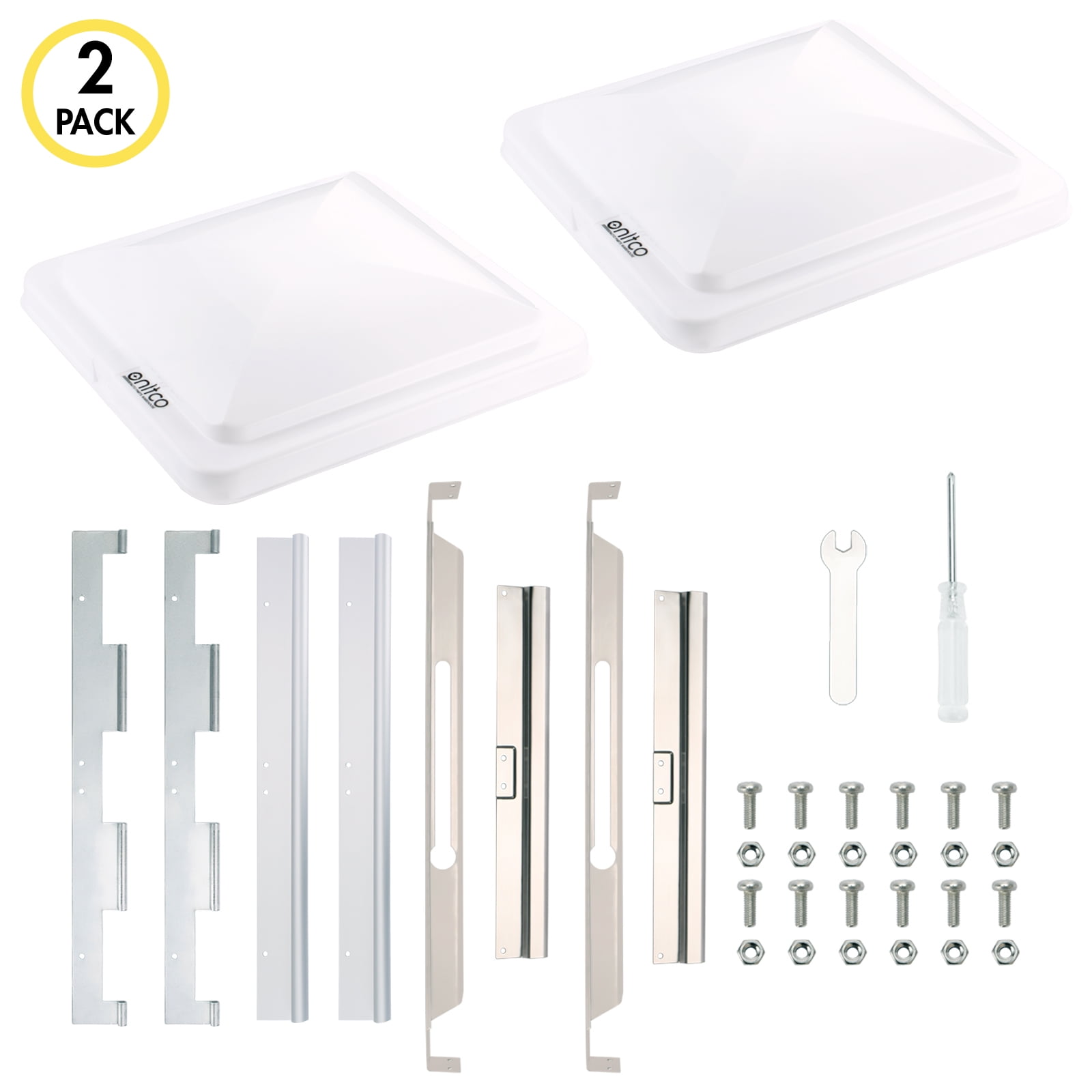 ONLTCO RV Vent Lid Replacement RV Vent Cover, Trailer, Camper