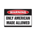 thumbnail image 1 of ONLY Aluminum Sign Aluminum Sign USA America United States, 1 of 4