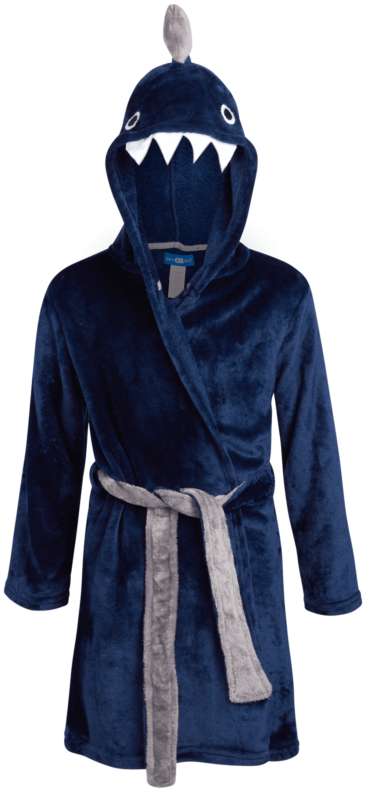 ONLY BOYS Bathrobe Plush Fleece Bathrobe Sharks, Cyclops, Dinosaurs