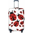 thumbnail image 1 of ONLY COVER, NOT INCLUDING THE SUITCASE Travel Luggage Cover Ladybird Bug Suitcase Protector Washable Baggage Covers M(for 22-24 inch luggage), 1 of 6