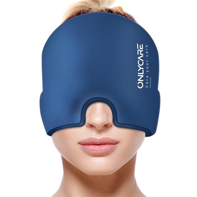ONLYCARE Migraine Relief Cap, Soothing Headache Hat, Upgraded Odorless