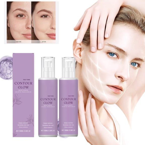 ONLYEOR 2PCS Skin Essence Toner, Toner Deep Moisturizing, Nourishing Facial Toner, Lightweight Moisturizing Astringent for Dry, Sensitive & Dull Skin 3.38 fl.oz.