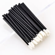 ONLYEOR 50 Pack Eyeliner Brush, 50 Pack Disposable Eyeliner Brush Eyelash Serum Brushes Eyeshadow Applicator Eye Lash Wands Makeup Tool Q