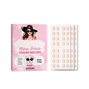 ONLYEOR Anti-Slip Eyeglass Nose Pads, Cushion Patches to Prevent Makeup Smudging, Invisible Comfort Grips for Glasses, 80-Count