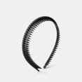 thumbnail image 1 of ONLYEOR Black Brown Frosted Toothed Headband, Anti-Slip Hair Ties for Face Washing, Daily Use Versatile Hairband, For Skincare & Makeup, 1 of 4