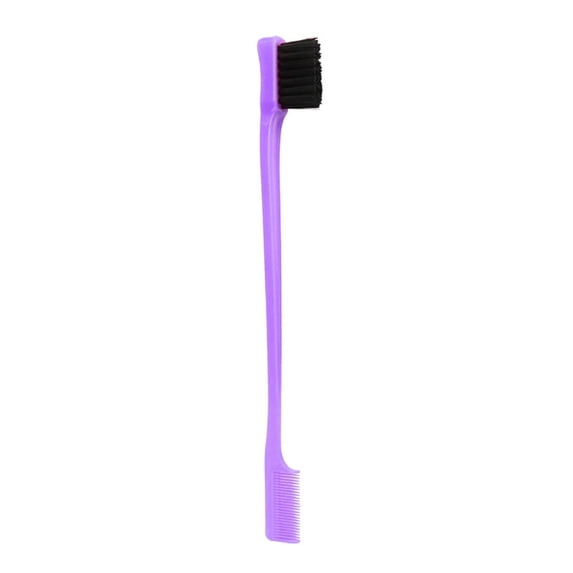 ONLYEOR Double Ended Brow Brush, With Comb & Spoolie, For Powder & Cream, Beginner to Pro, On-The-Go Makeup Essential, Flawless Finish