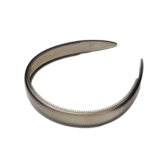 ONLYEOR Gray Wide Non-Slip Tortoiseshell Headband, High Elasticity Hairband, Fine-Tooth Grip for All-Day Comfort, For Women & Girls